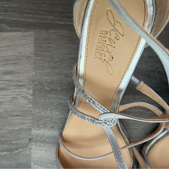 Jewel by Badgley Mischka embellished Ally wedge heels - Picture 5 of 10